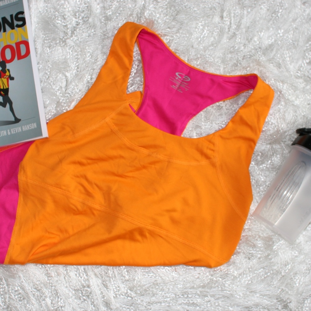 3 for $12 //CHAMPION// Orange & Pink Tank size M